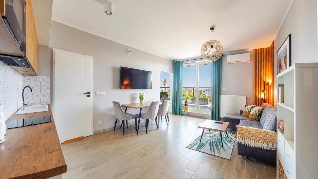 Apartamenty Delux Sun & Snow Nowe Hallerowo Z Przestronnym Tarasem - Blisko Centrum Władysławowo Kültér fotó
